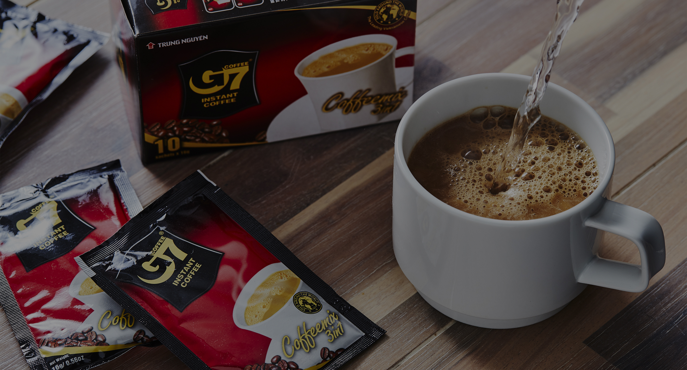 G7コーヒー｜プレミアム インスタントコーヒー ｜オフィスや自宅で、どなたでも手軽に本格的なベトナムコーヒーを。